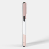 ミニマルな黒猫ボホオーガニックシェイプモノグラム Case-Mate iPhoneケース (裏面 / 右)