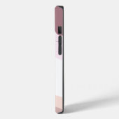 ミニマルな黒猫ボホオーガニックシェイプモノグラム Case-Mate iPhoneケース (裏面 / 左)