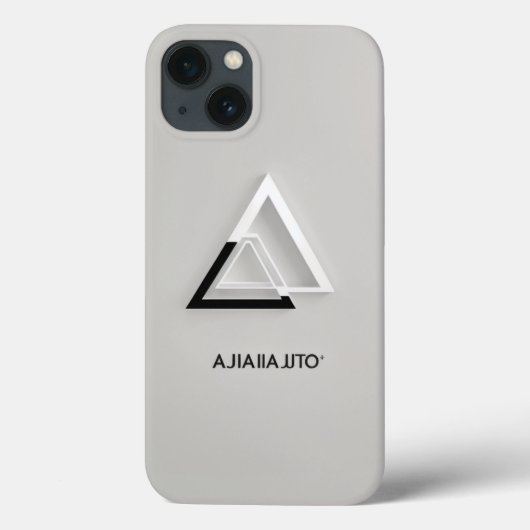 ミニマルな"Ajia"ショップロゴiPhoneケース Case-Mate iPhoneケース (裏面)