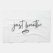 ミニマルな「Just Bream」シンプル感動的 キッチンタオル (横)