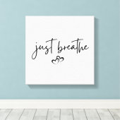 ミニマルな「Just Bream」シンプル感動的 キャンバスプリント (インサイチュ (ウッドフロア))