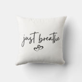 ミニマルな「Just Bream」シンプル感動的 クッション (裏面)