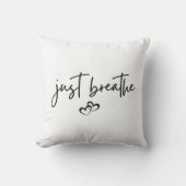 ミニマルな「Just Bream」シンプル感動的 クッション (正面)