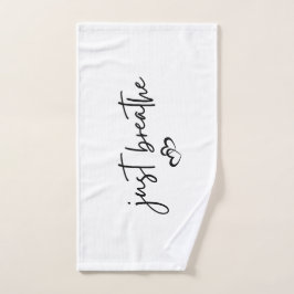 ミニマルな「Just Bream」シンプル感動的 バスタオルセット