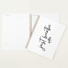 ミニマルな「Just Bream」シンプル感動的 プランナー手帳