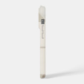 ミニマルなHの文字のスマホケース iPhoneケース (左側面)