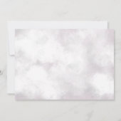 ミニマルなhelloベビー写真の誕生のお知らせ 招待状 (裏面)