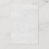 ミニマルなRSVP QRコード ウェディング招待状 エンクロージャーカード (裏面)