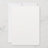 ミニマルなSave the Dateカード, モダンな結婚式 セーブザデート (裏面)