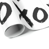 ミニマルなXOのブラシ ラッピングペーパー (ロールコーナー)