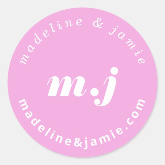 ミニマルのはっきりした日付の保存Yellow Cla ラウンドシール (正面)