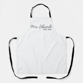 ミニマルのカスタム姓の贈り結婚物 エプロン (正面)