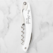 ミニマルのカスタム姓の贈り結婚物 ソムリエナイフ (正面)