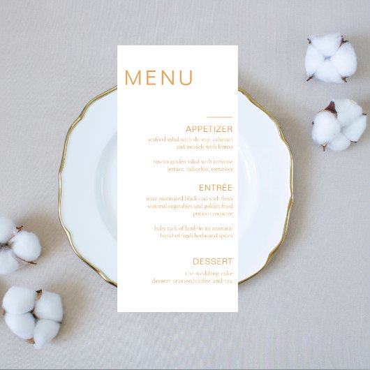 ミニマルの結婚メニュー誕生日シャワーパーティー メニュー