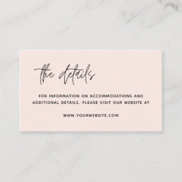 ミニマルの結婚モダン詳細・エンクロージャ・カード プレイスカード