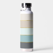 ミニマルはっきりしたストライプパーソナライズされた ウォーターボトル (右面)
