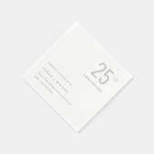 ミニマルはっきりしたデュスキーブルー スタンダードカクテルナプキン (角)