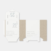 ミニマルはっきりしたデュスキーブルー フェイバーボックス (折り畳みなし)