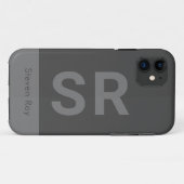 ミニマルはっきりしたパーソナライズされた Case-Mate iPhoneケース (裏面(横))