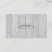 ミニマルはっきりしたプロフェッショナルプレイングレーウッド 名刺 (裏面)