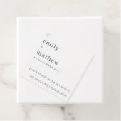 ミニマルはっきりしたモダングレイタイポグラフィ結婚ズ フェイバータグ (インサイチュ)