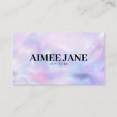 ミニマルはっきりしたラグジュアリーブティックホログラフィー 名刺 (正面)