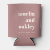 ミニマルはっきりしたリストダスティバラレトロカスタムウェディング 缶クーラー (正面)