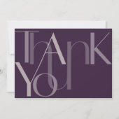 ミニマルはっきりしたリストフォトナスサンキューカード サンキューカード (正面)