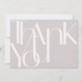 ミニマルはっきりしたリストフォトライトナス サンキューカード (正面)