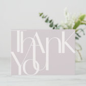 ミニマルはっきりしたリストフォトライトナス サンキューカード (スタンド正面)