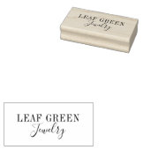 ミニマルはっきりしたリストボホビジネスロゴ ラバースタンプ (押印)