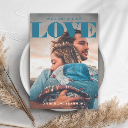 ミニマルはっきりしたリストDenim LOVE写真 セーブザデート