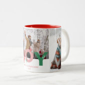 ミニマルはっきりしたリストJoy Script 3フォトコラージョデー ツートーンマグカップ (正面右)