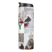 ミニマルはっきりしたリストJoy Script 6フォトコラージョデー タンブラー (回転右)