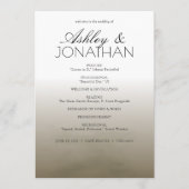 ミニマルはっきりした文字ハイライト結婚ズ プログラム (正面)