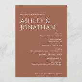 ミニマルはっきりした文字ハイライト結婚ズ プログラム (正面)