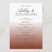 ミニマルはっきりした文字ハイライト結婚ズ プログラム (正面)