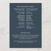 ミニマルはっきりした文字ハイライト結婚ズ プログラム (裏面)