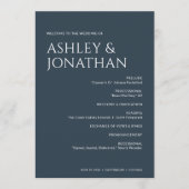 ミニマルはっきりした文字ハイライト結婚ズ プログラム (正面)