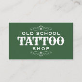 ミニマルはっきりしたTattoo Artist 名刺 (正面)