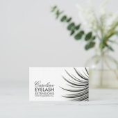 ミニマルまつ毛の拡張名刺 名刺 (スタンド正面)