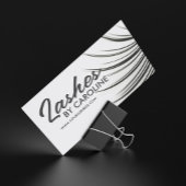 ミニマルまつ毛の拡張名刺 名刺