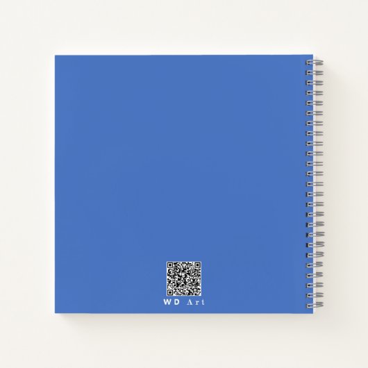 ミニマルやる気を起こさせるリストブルーホワイトセレニティ祈りの言葉 ノートブック (裏面)