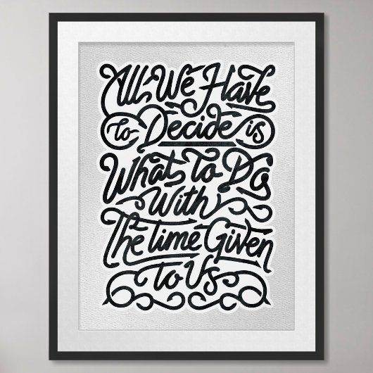 ミニマルやる気を起こさせるリストポスターと引用文 ポスター