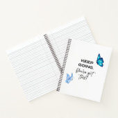 ミニマルやる気を起こさせる引用文お前が持って得いる ノートブック (内部)