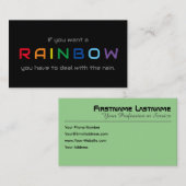 ミニマルやる気を起こさせる引用文 名刺 (正面/裏面)