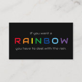 ミニマルやる気を起こさせる引用文 名刺 (正面)