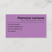 ミニマルやる気を起こさせる引用文 名刺 (裏面)