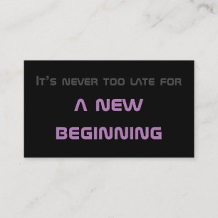 ミニマルやる気を起こさせる引用文 名刺