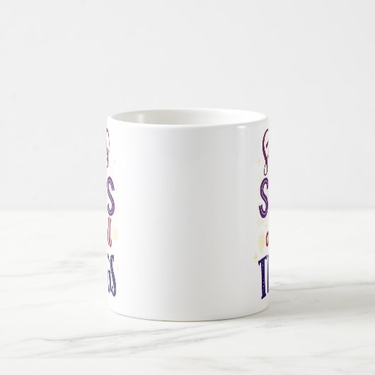 ミニマルよくはしゃぐ引用文の成やる気を起こさせる功 コーヒーマグカップ (中央)